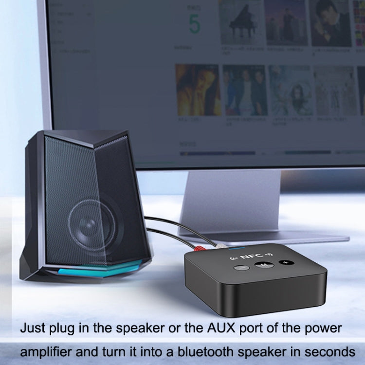 AFK-A10 NFC Bluetoothレシーバー送信機 AUXカースピーカーレシーバー