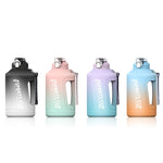 大容量グラデーションストローカップ スポーツボトル 目盛り付き、1500ml、2300ml、3800ml