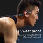 KS-19 Bluetooth ヘッドセット 音導ハンギングネックビジネスヘッドホン、KS-19 ブラック