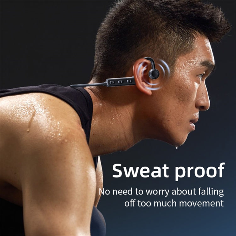 KS-19 Bluetooth ヘッドセット 音導ハンギングネックビジネスヘッドホン、KS-19 ブラック