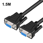 DTECH RS232 シリアルダイレクトライン DB9 延長ケーブル、オス-オス 1.5m、オス-オス 2m、オス-オス 3m、オス-オス 5m、オス-メス 1.5m、オス-メス 2m、オス-メス 3m、オス-メス 5m、メス-メス 1.5m、メス-メス 2m