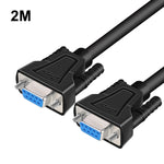DTECH RS232 シリアルダイレクトライン DB9 延長ケーブル、オス-オス 1.5m、オス-オス 2m、オス-オス 3m、オス-オス 5m、オス-メス 1.5m、オス-メス 2m、オス-メス 3m、オス-メス 5m、メス-メス 1.5m、メス-メス 2m