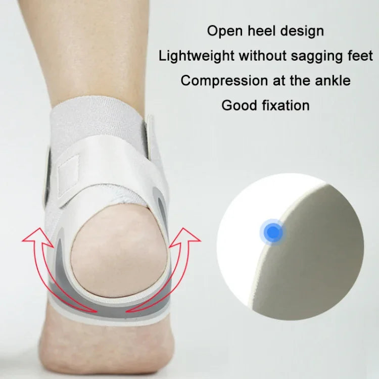 薄型通気性コンプレッション足首捻挫固定ストラップ、サイズ：左足(S)、左足(M)、右足(M)、左足(L)、右足(L)、左足(XL)、右足(XL)