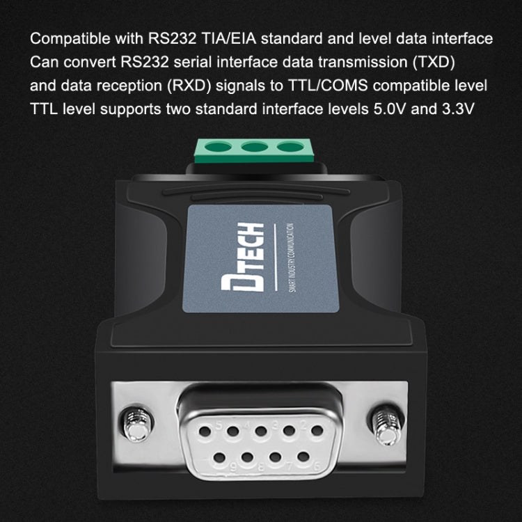 DTECH DT-9005 電源不要 RS232 から TTL シリアルポートモジュール、3.3V モジュール、5V モジュール