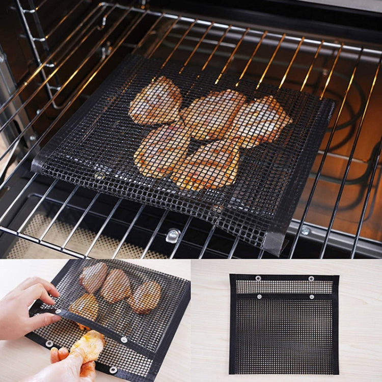 Vc005 BBQノンスティックメッシュグリルバッグ、サイズ：ブラック（24 x 14cm）、ブラック（22 x 27cm）、ブラック（30 x 27cm）、ブラック（40 x 30cm）