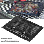 Vc005 BBQノンスティックメッシュグリルバッグ、サイズ：ブラック（24 x 14cm）、ブラック（22 x 27cm）、ブラック（30 x 27cm）、ブラック（40 x 30cm）