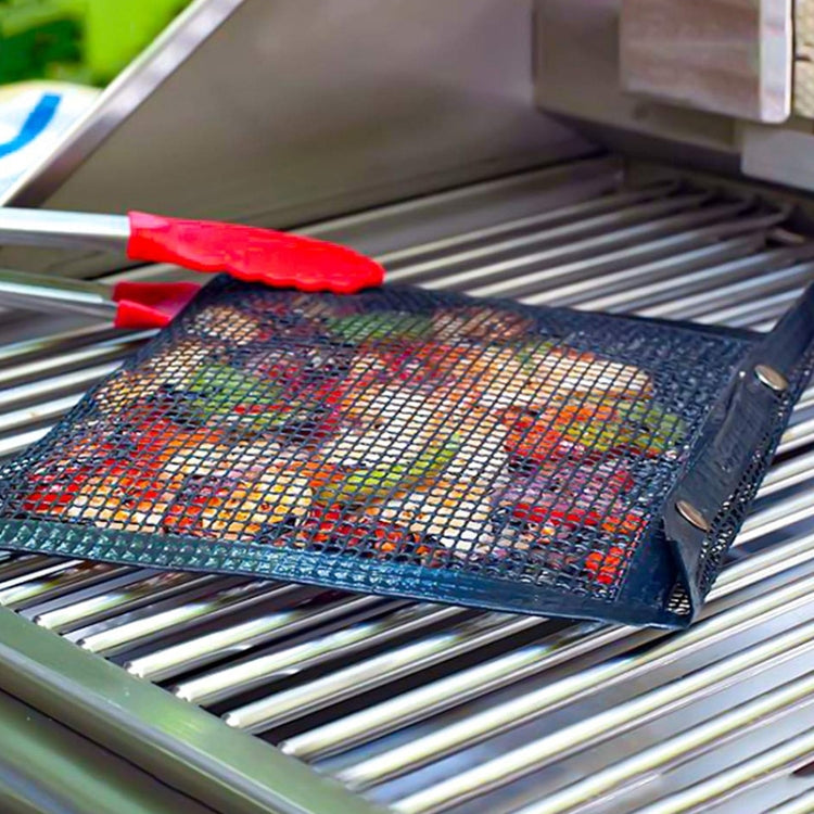 Vc005 BBQノンスティックメッシュグリルバッグ、サイズ：ブラック（24 x 14cm）、ブラック（22 x 27cm）、ブラック（30 x 27cm）、ブラック（40 x 30cm）