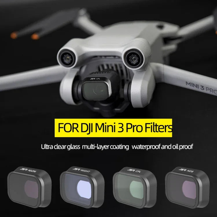 JUNESTAR DJI Mini 3 Pro用フィルター、モデル：MCUV JSR-1663-01、CPL JSR-1663-02、ND8 JSR-1663-03、ND16 JSR-1663-04、ND32 JSR-1663-05、ND64 JSR-1663-06、ND256 JSR-1663-07、ND1000 JSR-1663-08、ND8PL JSR-1663-09、ND16PL JSR-1663-10、ND32PL JSR-1663-11