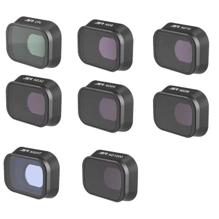 JUNESTAR DJI Mini 3 Pro用フィルター、モデル：MCUV JSR-1663-01、CPL JSR-1663-02、ND8 JSR-1663-03、ND16 JSR-1663-04、ND32 JSR-1663-05、ND64 JSR-1663-06、ND256 JSR-1663-07、ND1000 JSR-1663-08、ND8PL JSR-1663-09、ND16PL JSR-1663-10、ND32PL JSR-1663-11