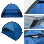 屋内外用自動クイックオープン日よけヘッドレストテント、サイズ：M 70x50x45cm、L 80x50x55cm