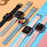 P8 1.4インチ 心拍数・血圧モニタリングスマートウォッチ、ブルー、ブラック、ピンク、ゴールド、シルバーグレー、ブラックスチール、ゴールドスチール