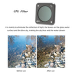 JUNESTAR DJI Action 2用アクションカメラフィルター、スタイル：CPL、ND4、ND8、ND16、ND32、ND64、ND1000、ND8PL、ND64PL、マクロ10X、ナイト、スター、CS-3IN1、CS-4in1、CS-4in1（NDPL）、CS-6IN1、CS-8in1