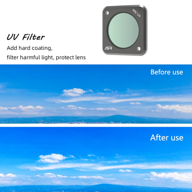 JUNESTAR DJI Action 2用アクションカメラフィルター、スタイル：CPL、ND4、ND8、ND16、ND32、ND64、ND1000、ND8PL、ND64PL、マクロ10X、ナイト、スター、CS-3IN1、CS-4in1、CS-4in1（NDPL）、CS-6IN1、CS-8in1