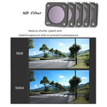 JUNESTAR DJI Action 2用アクションカメラフィルター、スタイル：CPL、ND4、ND8、ND16、ND32、ND64、ND1000、ND8PL、ND64PL、マクロ10X、ナイト、スター、CS-3IN1、CS-4in1、CS-4in1（NDPL）、CS-6IN1、CS-8in1