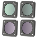 JUNESTAR DJI Action 2用アクションカメラフィルター、スタイル：CPL、ND4、ND8、ND16、ND32、ND64、ND1000、ND8PL、ND64PL、マクロ10X、ナイト、スター、CS-3IN1、CS-4in1、CS-4in1（NDPL）、CS-6IN1、CS-8in1