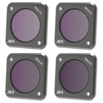 JUNESTAR DJI Action 2用アクションカメラフィルター、スタイル：CPL、ND4、ND8、ND16、ND32、ND64、ND1000、ND8PL、ND64PL、マクロ10X、ナイト、スター、CS-3IN1、CS-4in1、CS-4in1（NDPL）、CS-6IN1、CS-8in1