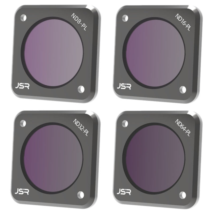 JUNESTAR DJI Action 2用アクションカメラフィルター、スタイル：CPL、ND4、ND8、ND16、ND32、ND64、ND1000、ND8PL、ND64PL、マクロ10X、ナイト、スター、CS-3IN1、CS-4in1、CS-4in1（NDPL）、CS-6IN1、CS-8in1