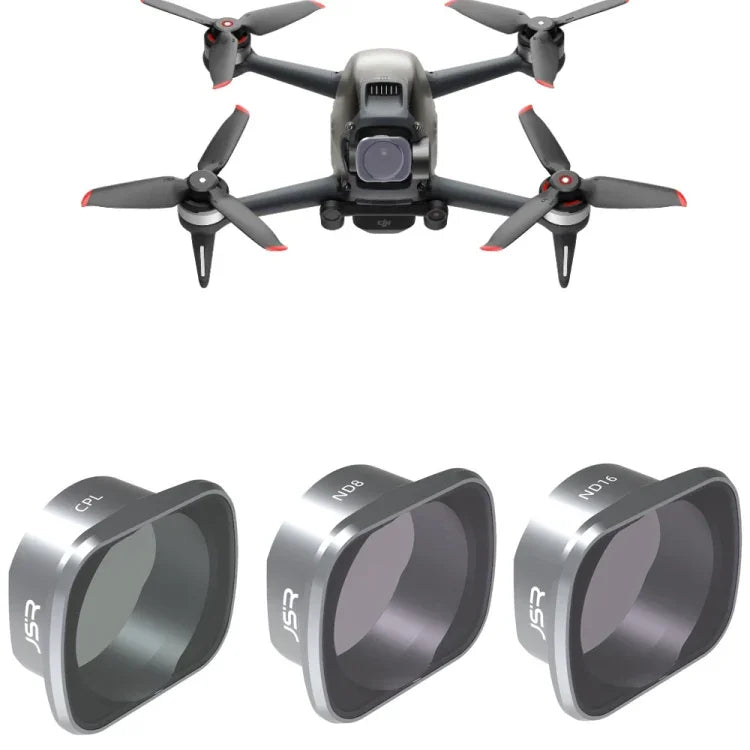 JUNESTAR DJI FPV COMBO用ドローンフィルター、モデル：MCUV、CPL、ND4、ND8、ND16、ND32、ND64、ND8PL、ND16PL、ND32PL、ND64PL、ナイト、スター、CPL+ND8+ND16、ND4+ND8+ND16+ND32、ND8/16/32/64PL、UV+CPL+ND4/8/16/32、UV+CPL+ND8/16/32/64+スター+ナイト