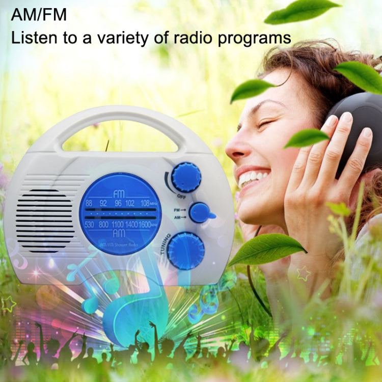 SY-910 AM/FM 2波ラジオ IPX4防水 ポータブルラジオ, SY-910