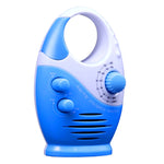 Sayin SY-950 ポータブル防水小型ラジオ AM/FMユニバーサルバンド高齢者用ラジオ、SY-950ブルー、SY-950ブラック
