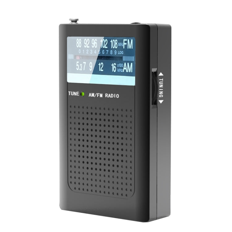 R06 小型FM/AMポインター周波数調整ラジオ アンテナ付きポケットレトロラジオ、R06