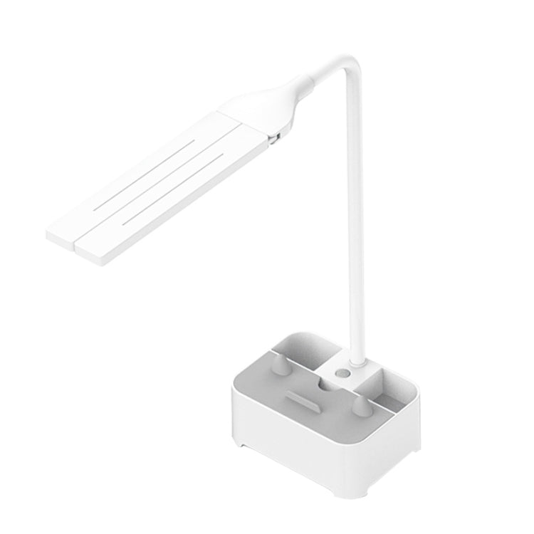 TD6 学生用スマホホルダー兼ペンホルダー 目の保護 USBデスクランプ、ホワイト、ピンク、グリーン