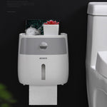 ECOCO E1804トイレ多機能二重層ティッシュラック、白＋グレー、白＋黒、ピンク＋ピンク、青＋青