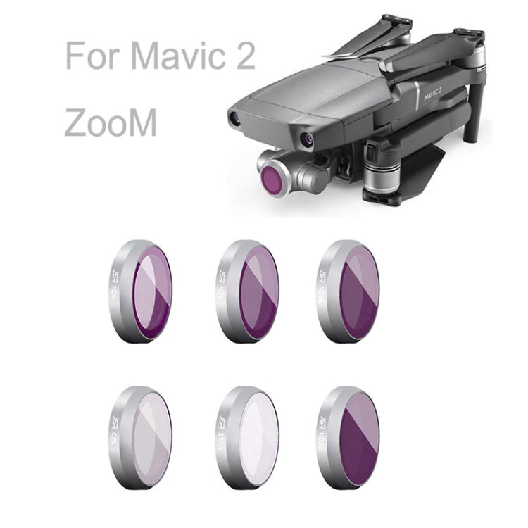 DJI Mavic 2 Zoom用JSRフィルターアクセサリー、仕様：MCUV、CPL、ND4、ND8、ND16、ND32、スター、CPL/ND8/ND16、ND4/ND8/ND16/ND32、UV/CPL/ND4/ND8/ND16、スター/CPL/ND4/ND8/ND16/ND32