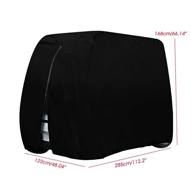 210Dオックスフォードクロス ゴルフカートカバー スクーターカート防塵カバー 242×122×168cm、275×122×168cm、285×122×168cm