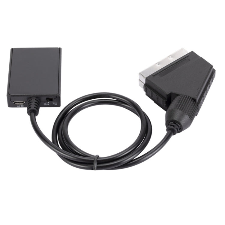 HDMI から SCART 変換器 1080p HDビデオアダプター、HDMI から SCART 1080P