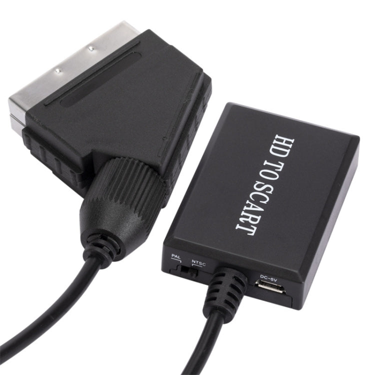 HDMI から SCART 変換器 1080p HDビデオアダプター、HDMI から SCART 1080P