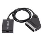 HDMI から SCART 変換器 1080p HDビデオアダプター、HDMI から SCART 1080P