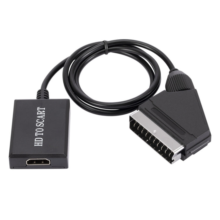 HDMI から SCART 変換器 1080p HDビデオアダプター、HDMI から SCART 1080P
