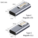 Type-C/USB-C から Magsafe1/2 充電アダプター PD充電対応、Type-C から Magsafe 1 L、Type-C から Magsafe 2 T