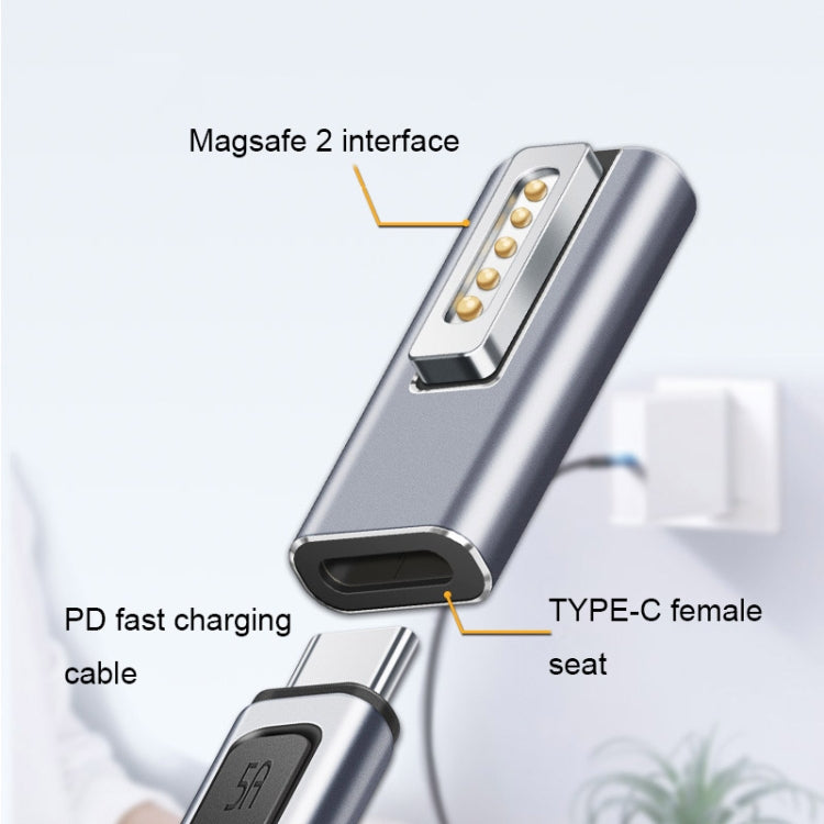 Type-C/USB-C から Magsafe1/2 充電アダプター PD充電対応、Type-C から Magsafe 1 L、Type-C から Magsafe 2 T