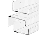 家庭用キッチンオフィス用壁掛けアクリル棚、アクリル棚 30x10x6cm、アクリル棚 40x10x6cm