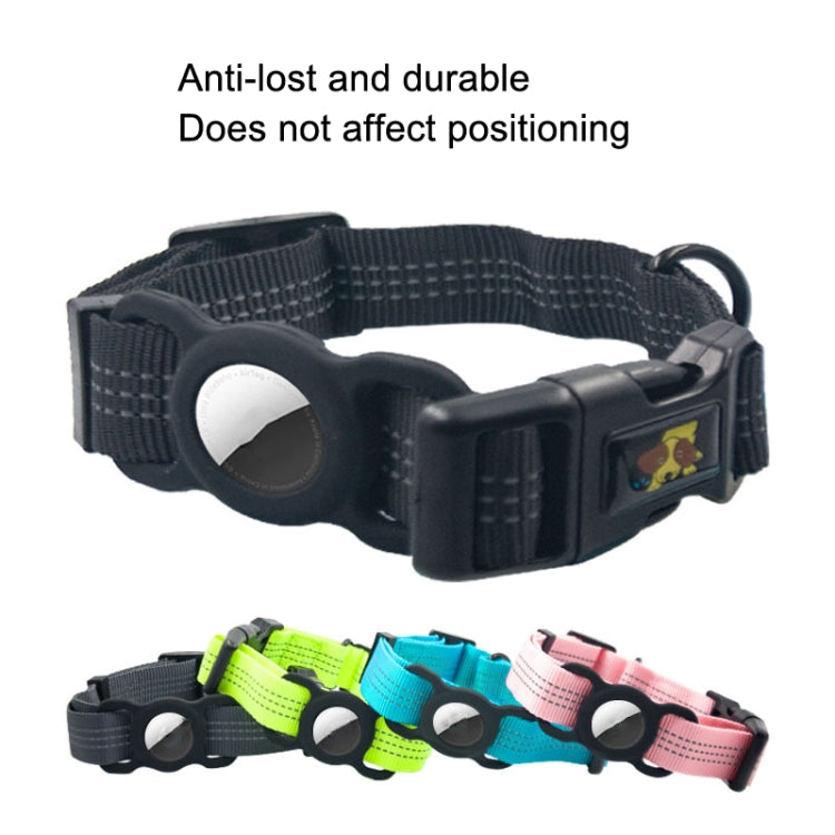PUGGA GG1002 ポリエステルペットカラー 犬用GPSデバイス保護カラー、M、L
