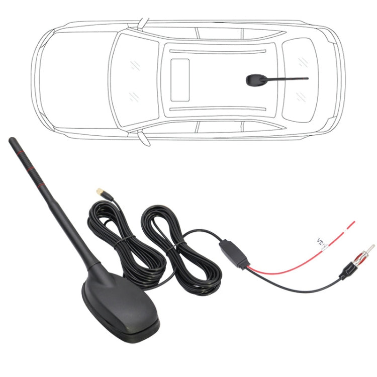 GPS+FM/AM+DAB Car Radio Amplified Antenna, GPS+FM/AM+DAB