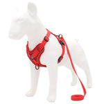 HT-864 ペット用トラクションロープ 反射通気性犬用チェストストラップベスト、サイズ：、S、M、L、XL