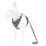 HT-864 ペット用トラクションロープ 反射通気性犬用チェストストラップベスト、サイズ：、S、M、L、XL