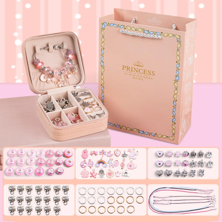 子供用DIYビーズブレスレット 子供用ジュエリーアクセサリー、レインボーシュガー収納ボックス付き、ハートオブオーシャン収納ボックス付き、サクラピンク収納ボックス付き、レインボーシュガー収納ボックスなし、ハートオブオーシャン収納ボックスなし、サクラピンク収納ボックスなし