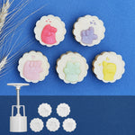 2個セット中秋節丸型手押し菓子型焼き型、モデル：10、24、25、26、28、29、30、31、33、35、36、37、41、42、21