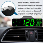 Car HUD Car Head-up Display Compass Multifunction GPS Speedometer, 9.0 Inch Screen