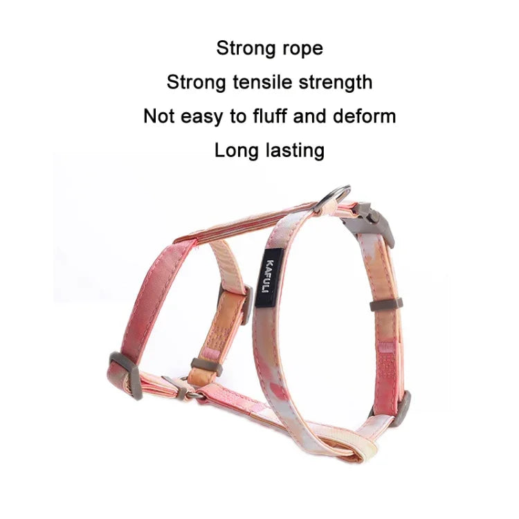 KAFULI Pet Adjustable I-Shape Harness Leash, S, M