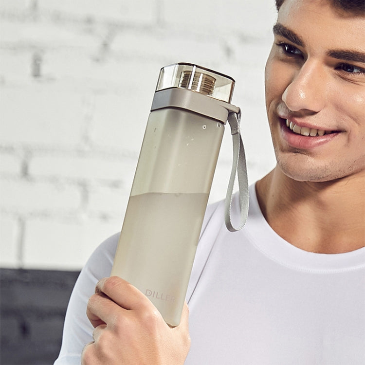 Diller D8646 スクエア型フィットネス防漏ウォーターボトル 400ml、550ml