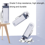 Diller D8646 スクエア型フィットネス防漏ウォーターボトル 400ml、550ml