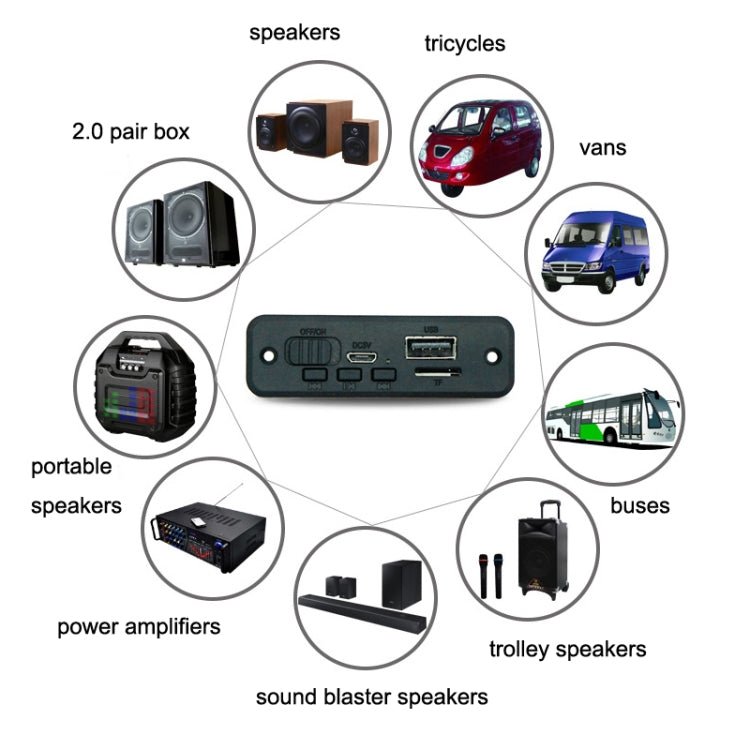 JQ-D102BT アンプ内蔵通話録音MP3 Bluetoothデコーダーボードモジュール、JQ-D102BT