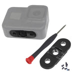 GoPro HERO13 Black/HERO12 Black /HERO11 Black用 メタル折りたたみ磁気交換ベース