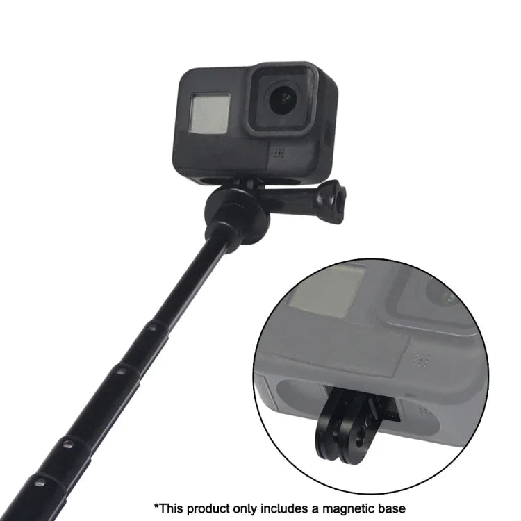 GoPro HERO13 Black/HERO12 Black /HERO11 Black用 メタル折りたたみ磁気交換ベース