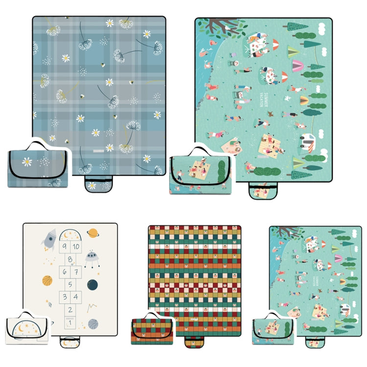 屋外用厚手防湿防水ポータブルキャンピングマット Y008(1.5x2m)、Y009(1.5x2m)、Y011(1.5x2m)、Y012(1.5x2m)、Y017(1.5x2m)
